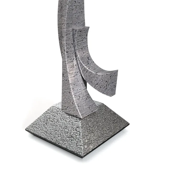 Best Girl Friends Cast Metal Maquette PBR 3D Model_05